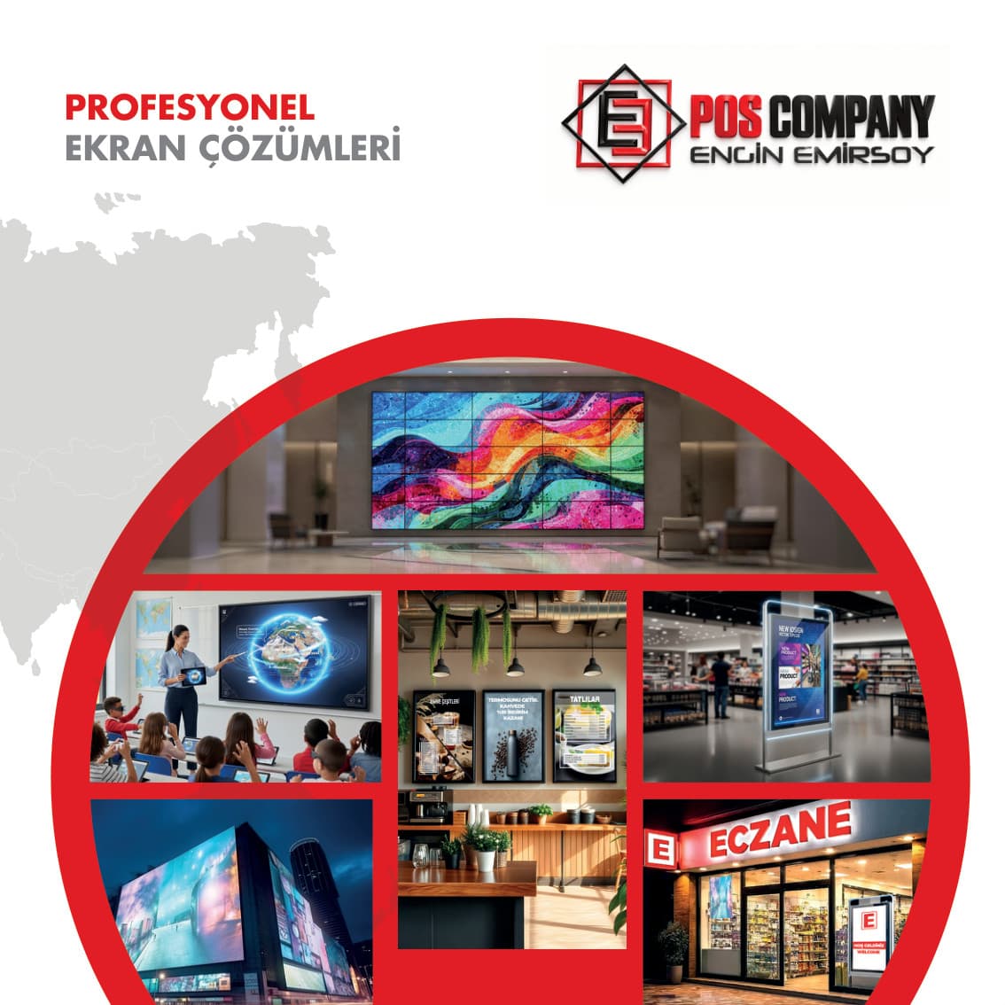 POS COMPANY Profesyonel Ekran Çözümleri Kataloğu