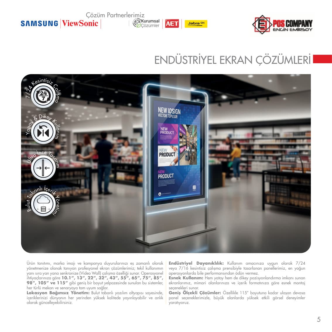 POS COMPANY — Endüstriyel ekranlar